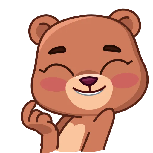☺️ Стикер «Jo Bear» для Telegram