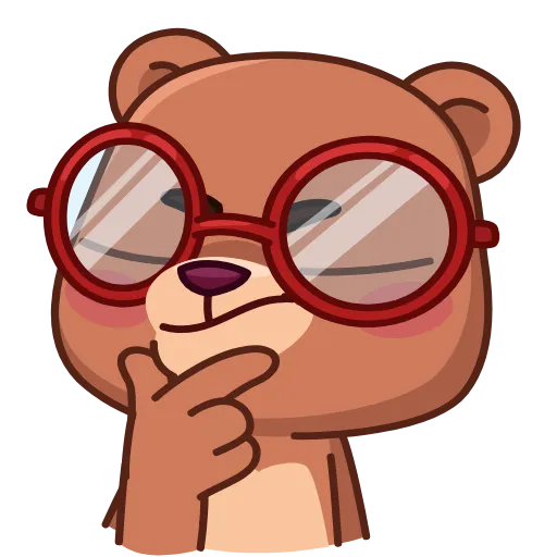 🤔 Стикер «Jo Bear» для Telegram