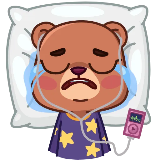 😭 Стикер «Jo Bear» для Telegram