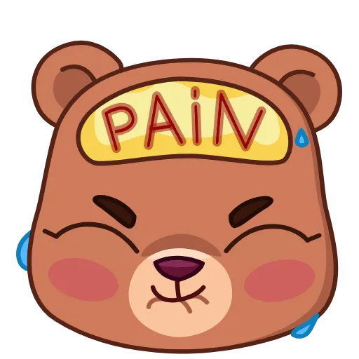 😰 Стикер «Jo Bear» для Telegram