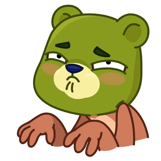 🤢 Стикер «Jo Bear» для Telegram