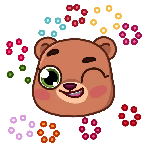 ✌️ Стикер «Jo Bear» для Telegram