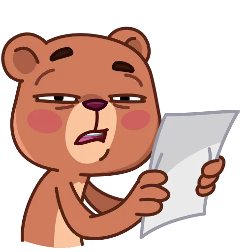 😪 Стикер «Jo Bear» для Telegram