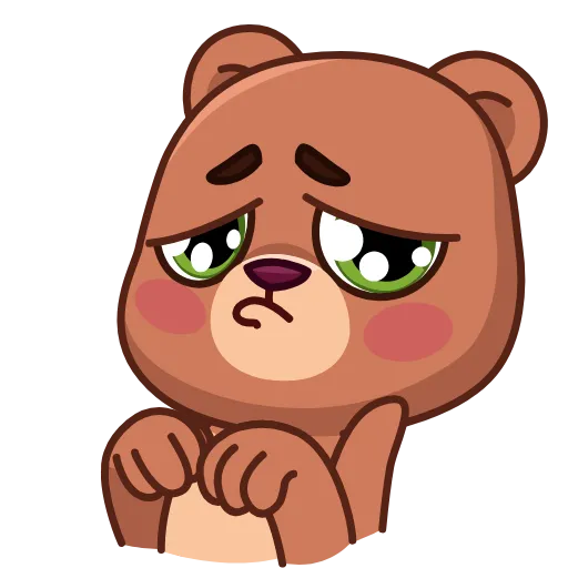 🥺 Стикер «Jo Bear» для Telegram