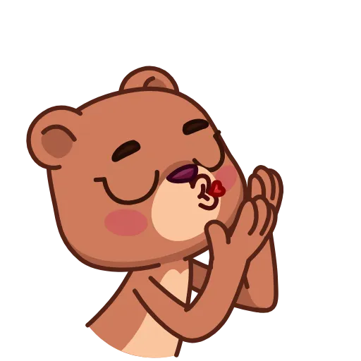 😘 Стикер «Jo Bear» для Telegram