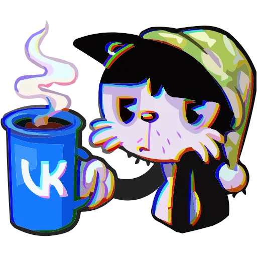 ☕️ Эмодзи «Кот Джо» для Telegram