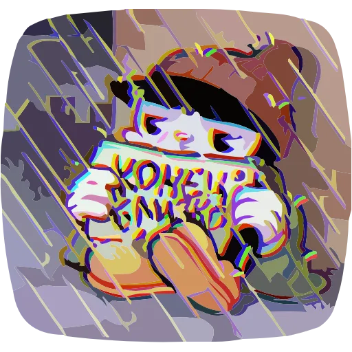 😔 Эмодзи «Кот Джо» для Telegram