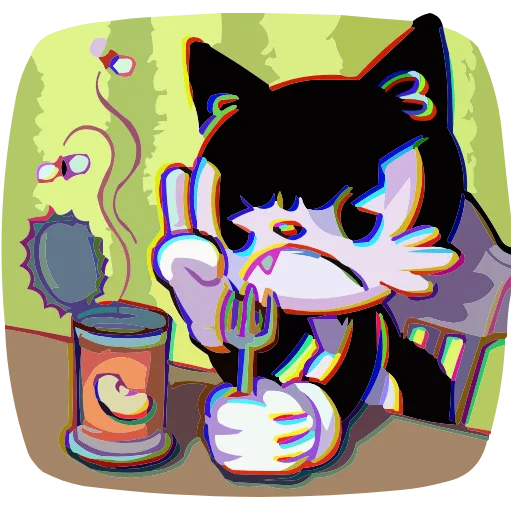 😒 Эмодзи «Кот Джо» для Telegram