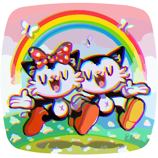 🌈 Эмодзи «Кот Джо» для Telegram