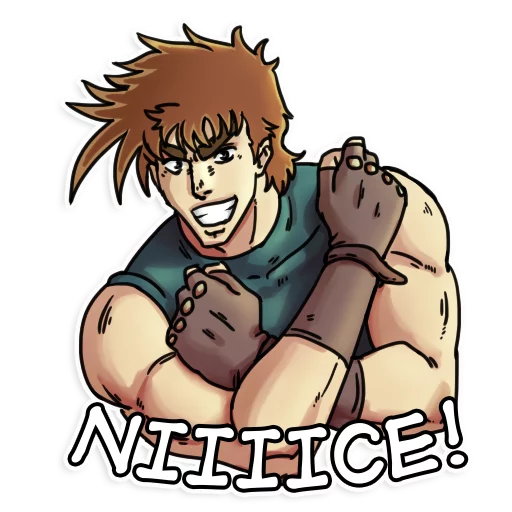 👌 Стикер «JJBA Sticker pack» для Telegram