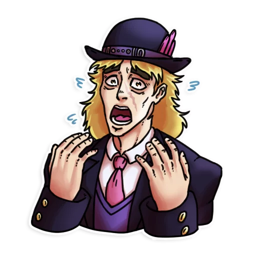😨 Стикер «JJBA Sticker pack» для Telegram