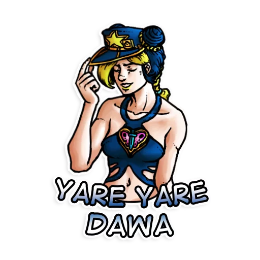 😒 Стикер «JJBA Sticker pack» для Telegram