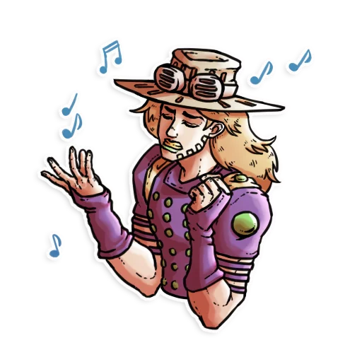🍕 Стикер «JJBA Sticker pack» для Telegram