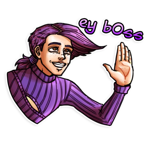 ✋ Стикер «JJBA Sticker pack» для Telegram