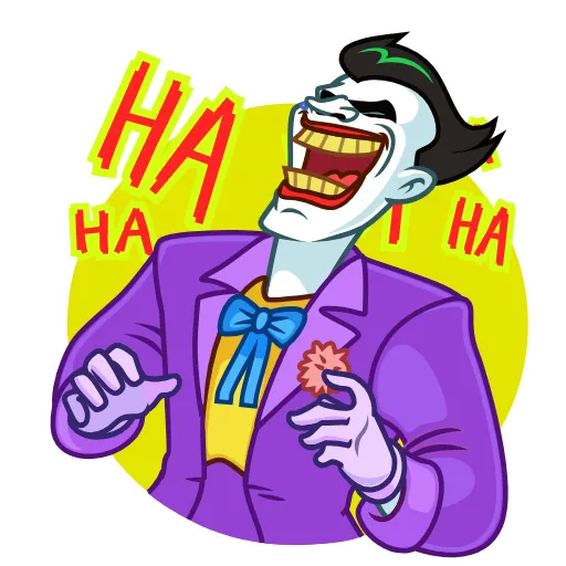 Стикерпак Joker для Telegram