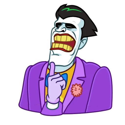 😵 Эмодзи «Joker» для Telegram