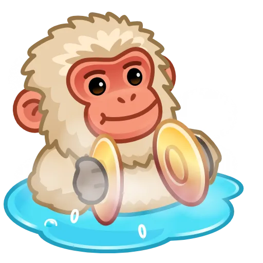🐒 Эмодзи «animals #animated» для Telegram