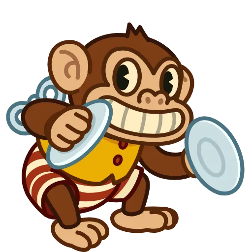 🐒 Стикер «Jolly Chimp» для Telegram