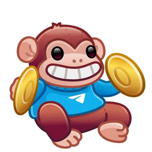 🐒 Стикер «Jolly Chimp» для Telegram