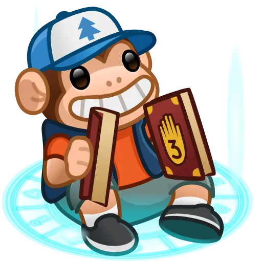 🐒 Стикер «Jolly Chimp» для Telegram
