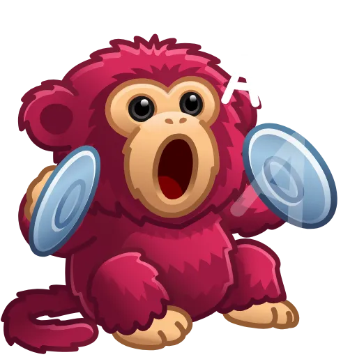 🐒 Стикер «Jolly Chimp» для Telegram