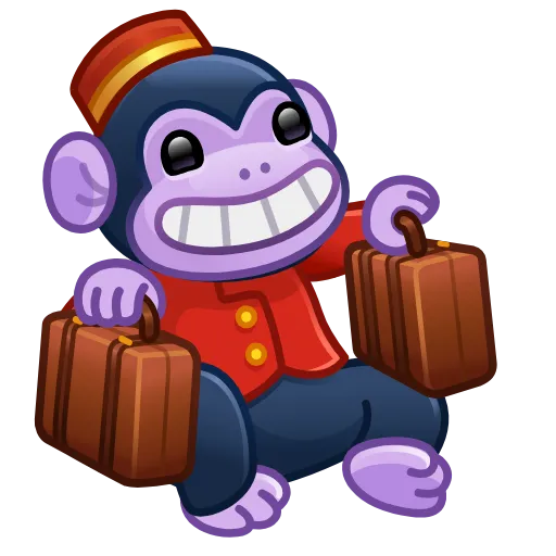 🐒 Стикер «Jolly Chimp» для Telegram