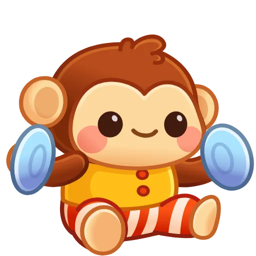 🐒 Стикер «Jolly Chimp» для Telegram