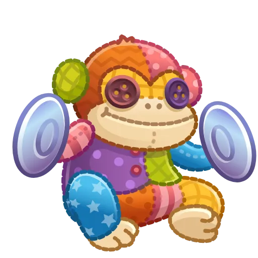 🐒 Стикер «Jolly Chimp» для Telegram