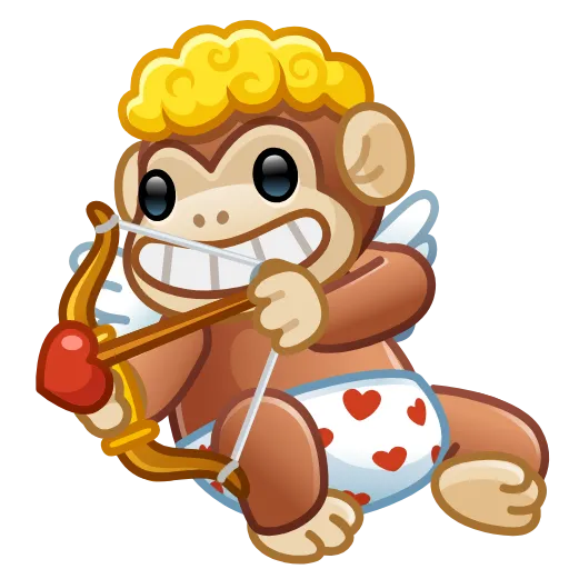 🐒 Стикер «Jolly Chimp» для Telegram