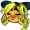 💃 Эмодзи «Jolyne Kujo Cursed» для Telegram
