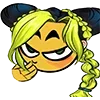 🤔 Эмодзи «Jolyne Kujo Cursed» для Telegram