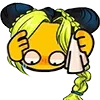 😧 Эмодзи «Jolyne Kujo Cursed» для Telegram