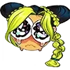 😭 Эмодзи «Jolyne Kujo Cursed» для Telegram