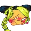 ☺️ Эмодзи «Jolyne Kujo Cursed» для Telegram