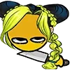 🔪 Эмодзи «Jolyne Kujo Cursed» для Telegram
