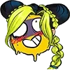 😁 Эмодзи «Jolyne Kujo Cursed» для Telegram