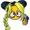 🔫 Эмодзи «Jolyne Kujo Cursed» для Telegram