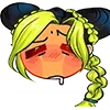 😴 Эмодзи «Jolyne Kujo Cursed» для Telegram