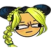😑 Эмодзи «Jolyne Kujo Cursed» для Telegram