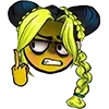 😬 Эмодзи «Jolyne Kujo Cursed» для Telegram