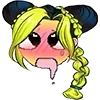🤤 Эмодзи «Jolyne Kujo Cursed» для Telegram