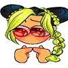 🥺 Эмодзи «Jolyne Kujo Cursed» для Telegram