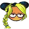 🥺 Эмодзи «Jolyne Kujo Cursed» для Telegram