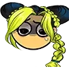 🥹 Эмодзи «Jolyne Kujo Cursed» для Telegram