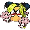 🐾 Эмодзи «Jolyne Kujo Cursed» для Telegram
