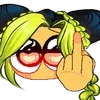 🖕 Эмодзи «Jolyne Kujo Cursed» для Telegram