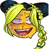 😈 Эмодзи «Jolyne Kujo Cursed» для Telegram