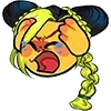😭 Эмодзи «Jolyne Kujo Cursed» для Telegram