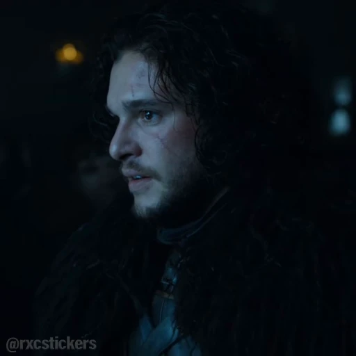 🙂‍↕️ Стикер «Jon Snow» для Telegram