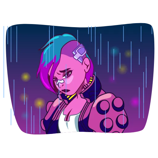 😢 Стикер «Judy Alvarez» для Telegram
